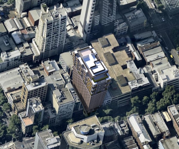 388 Lonsdale St - Ariel View