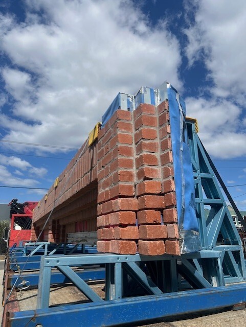 Mcnab project LGS and brick façade