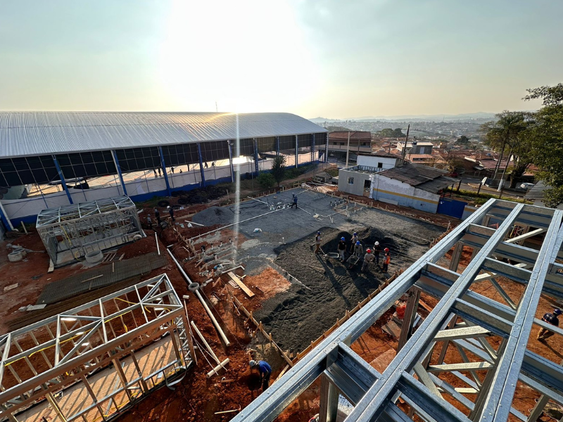 SteelCorp Red Bull Stadium light steel frame