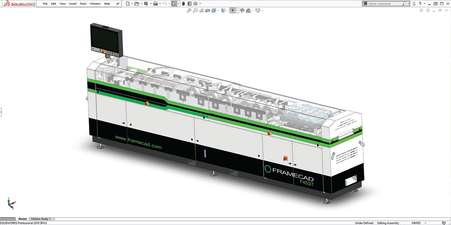 FRAMECAD Equipment - Solidworks