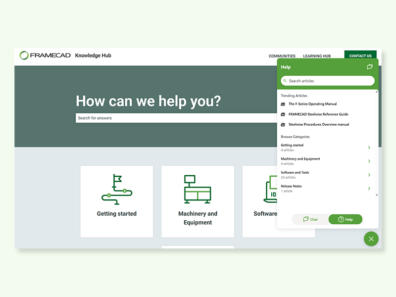 FRAMECAD Knowledge Hub
