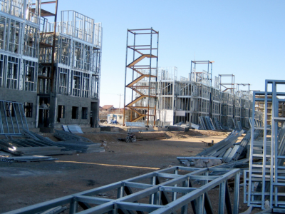 mid-rise with steel framing