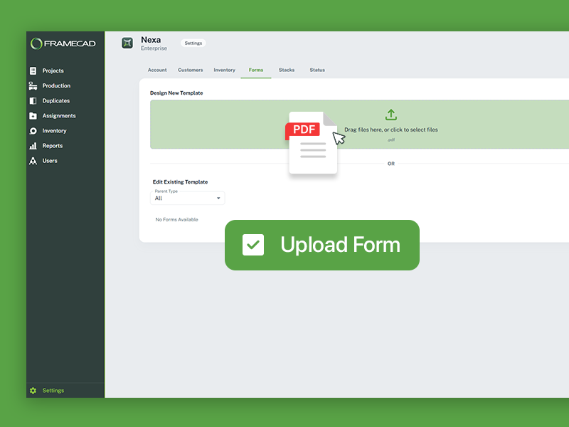 QC form upload-simple
