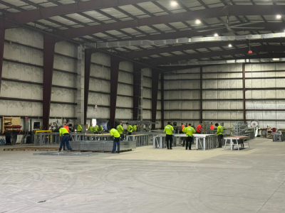Steel framing offsite manufacturing