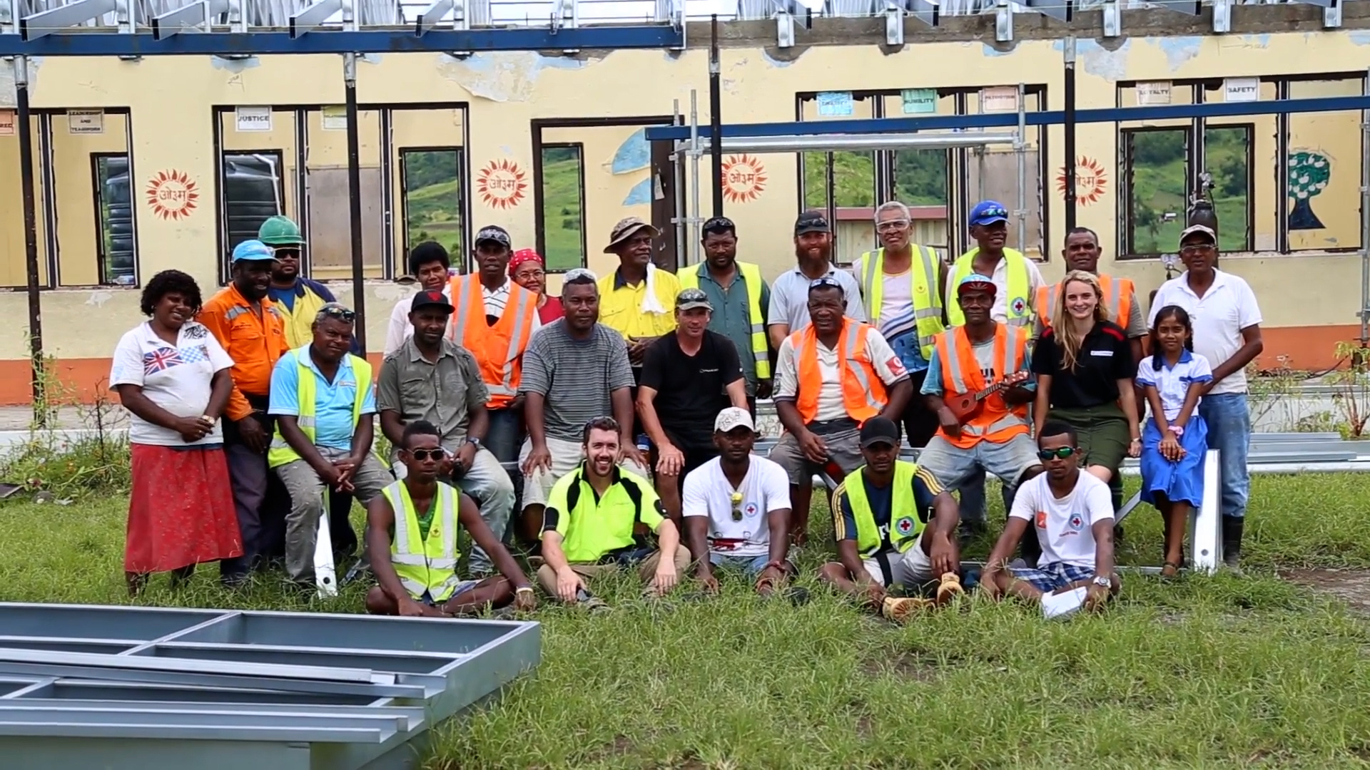 Steel Framing build school