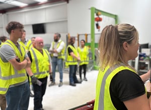 FRAMECAD team in factory